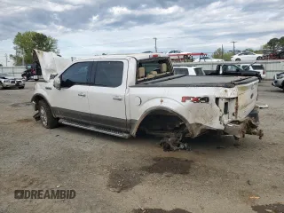 2018 Ford F-150 XL with VIN 1FTEW1EG1JFE56331, listed as a Copart auction lot 50184205 with 152,420 mi miles and Salvage Title. Bid and sale history available at carsss.com. Image 2.