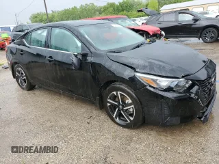 2024 Nissan Sentra SV with VIN 3N1AB8CV7RY362241, listed as a Copart auction lot 57990825 with 6,214 mi miles and Salvage title. Bid and sale history available at DreamBid. Image 4.