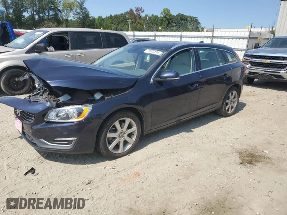 2016 Volvo V60 T5 Drive-E Premier with VIN YV140MEK4G1293306, listed as a Copart auction lot 71007814 with 177,999 mi miles and Salvage Title. Bid and sale history available at carsss.com. Image 1.
