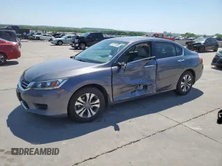 2015 Honda Accord Sedan LX with VIN 1HGCR2F35FA172397, listed as a Copart auction lot 52774005 with 81,283 mi miles and Salvage Title. Bid and sale history available at carsss.com. Image 1.