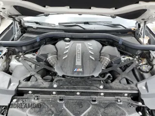 2022 BMW X6 M with VIN 5YMCY0C09N9J70336, listed as a Copart auction lot 52682365 with 0 mi miles and Salvage Title. Bid and sale history available at carsss.com. Image 12.