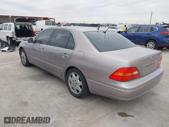 2001 Lexus LS 430 z VIN JTHBN30F210015017, wystawiony jako IAAI lot #41318606 z przebiegiem 173 409 mil mil oraz . Historia ofert i sprzedaży dostępna na DreamBid. Obrazek 3.