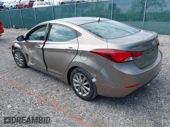 2016 Hyundai Elantra SE z VIN 5NPDH4AE6GH656681, wystawiony jako IAAI lot #41941750 z przebiegiem 110 289 mil mil oraz . Historia ofert i sprzedaży dostępna na DreamBid. Obrazek 3.