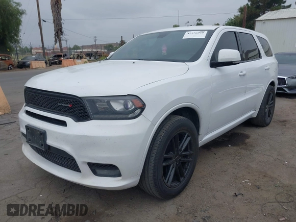 2019 Dodge Durango GT Plus with VIN 1C4RDHDGXKC650747, listed as a IAAI auction lot 42556068 with 141,830 mi miles and . Bid and sale history available at DreamBid. Image 17.