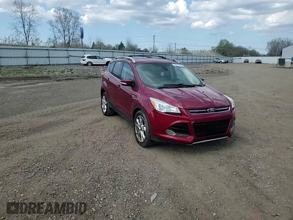 2014 Ford Escape Titanium with VIN 1FMCU9J94EUE49129, listed as a Copart auction lot 54357125 with 205,519 mi miles and Salvage Title. Bid and sale history available at carsss.com. Image 14.