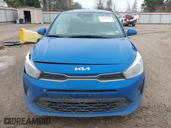 2023 Kia Rio LX with VIN 3KPA24AD9PE517404, listed as a IAAI auction lot 41609216 with 191,122 mi miles. Bid and sale history available at carsss.com. Image 12.