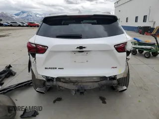 2020 Chevrolet Blazer RS z VIN 3GNKBKRSXLS723913, wystawiony jako Copart lot #49809805 z przebiegiem 51 820 mil mil oraz Szkoda całkowita • Salvage title. Historia ofert i sprzedaży dostępna na DreamBid. Obrazek 6.