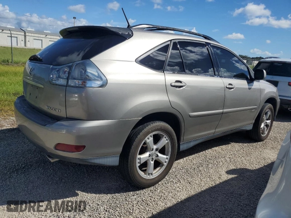 2005 Lexus RX 330 with VIN JTJGA31U750057587, listed as a Copart auction lot 74395084 with 0 mi miles and Non Repairable. Bid and sale history available at carsss.com. Image 3.
