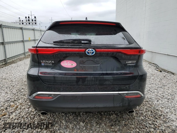 2022 Toyota Venza LE with VIN JTEAAAAH2NJ095315, listed as a Copart auction lot 50252724 with 40,231 mi miles. Bid and sale history available at carsss.com. Image 6.