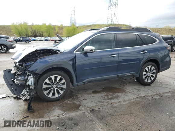 2023 Subaru Outback Touring XT z VIN 4S4BTGPDXP3100399, wystawiony jako Copart lot #55886005 z przebiegiem 12 636 mil mil oraz Szkoda całkowita • Salvage title. Historia ofert i sprzedaży dostępna na DreamBid. Obrazek 1.