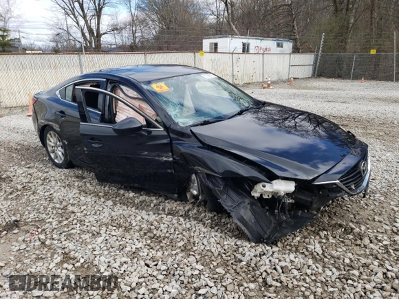 2016 Mazda 6 i Sport with VIN JM1GJ1U53G1416197, listed as a Copart auction lot 51389165 with 120,869 mi miles and Salvage Title. Bid and sale history available at DreamBid. Image 4.