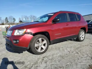 2013 Jeep Compass Sport with VIN 1C4NJCBB3DD196999, listed as a Copart auction lot 45115535 with 108,887 mi miles and Salvage Title. Bid and sale history available at carsss.com. Image 1.