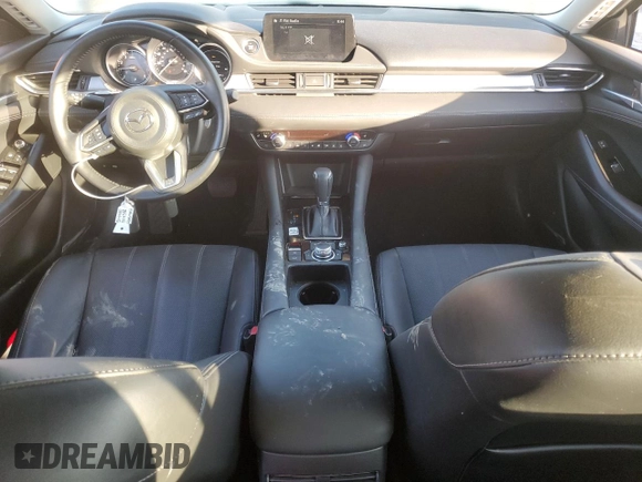2019 Mazda 6 Grand Touring Reserve with VIN JM1GL1WY3K1508761, listed as a Copart auction lot 89268105 with 34,089 mi miles and Salvage Title. Bid and sale history available at DreamBid. Image 8.