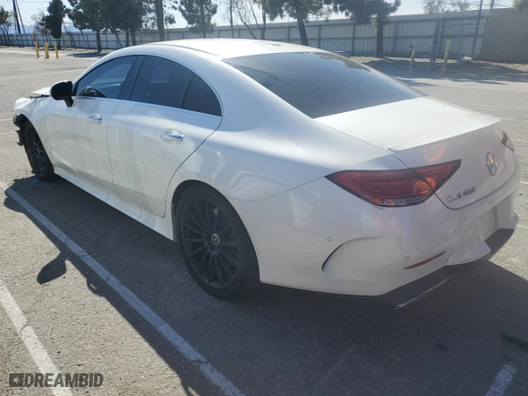 2019 Mercedes-Benz CLS with VIN WDD2J5JB5KA010464, listed as a Copart auction lot 46173895 with 62,854 mi miles and Salvage Title. Bid and sale history available at carsss.com. Image 2.