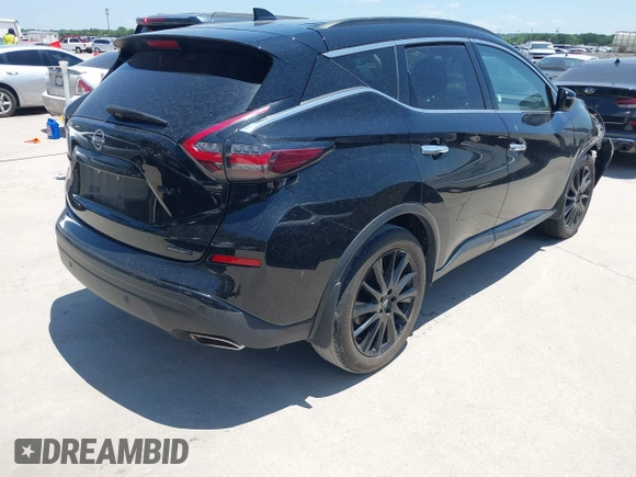 2023 Nissan Murano SV z VIN 5N1AZ2BJ4PC126846, wystawiony jako IAAI lot #42333749 z przebiegiem 65 242 mil mil oraz . Historia ofert i sprzedaży dostępna na DreamBid. Obrazek 4.