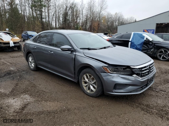 2020 Volkswagen Passat 2.0T S with VIN 1VWAA7A32LC019264, listed as a Copart auction lot 74610904 with 113,775 mi miles and Salvage Title. Bid and sale history available at carsss.com. Image 4.