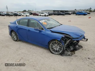 2022 Lexus IS 300 z VIN JTHDA1D20N5121281, wystawiony jako Copart lot #50661515 z przebiegiem 40 188 mil mil oraz Szkoda całkowita • Salvage title. Historia ofert i sprzedaży dostępna na DreamBid. Obrazek 4.