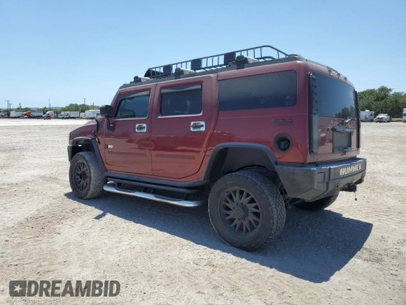 2005 Hummer H2 SUV with VIN 5GRGN23U25H109190, listed as a Copart auction lot 49460795 with 191,199 mi miles and Salvage Title. Bid and sale history available at carsss.com. Image 2.