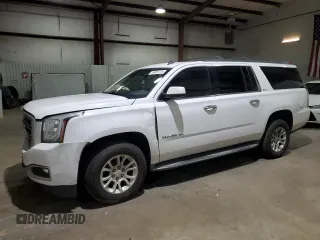 2015 GMC Yukon XL SLE with VIN 1GKS2GKC9FR123775, listed as a Copart auction lot 46052175 with 132,682 mi miles and Salvage Title. Bid and sale history available at carsss.com. Image 1.
