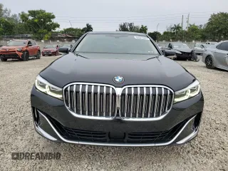 2022 BMW 7 Series 750i xDrive with VIN WBA7U2C02NCJ27538, listed as a Copart auction lot 42022885 with 29,083 mi miles and Salvage title. Bid and sale history available at DreamBid. Image 5.