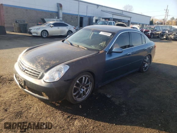 2005 Infiniti G35 with VIN JNKCV51F65M312546, listed as a Copart auction lot 77395984 with 155,815 mi miles and Clean Title. Bid and sale history available at DreamBid. Image 1.