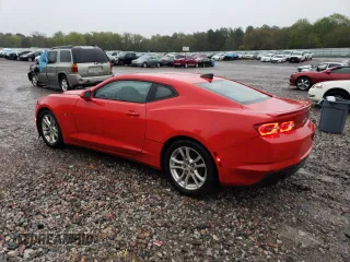 2021 Chevrolet Camaro 1LS with VIN 1G1FB1RX2M0126286, listed as a Copart auction lot 46243153 with 75,617 mi miles. Bid and sale history available at carsss.com. Image 2.