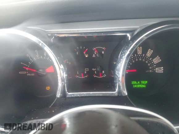 2008 Ford Mustang Deluxe with VIN 1ZVHT84N185109996, listed as a Copart auction lot 52171085 with 141,092 mi miles and Salvage Title. Bid and sale history available at carsss.com. Image 9.
