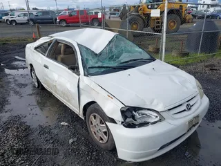 2003 Honda Civic DX with VIN 1HGEM22203L039793, listed as a IAAI auction lot 41916813 with 160,631 mi miles and . Bid and sale history available at carsss.com. Image 6.