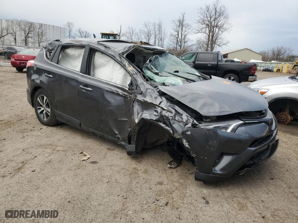 2018 Toyota RAV4 XLE with VIN 2T3RFREV1JW793319, listed as a Copart auction lot 49644285 with 0 mi miles and Non Repairable. Bid and sale history available at carsss.com. Image 4.