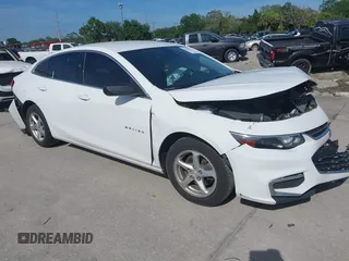 2017 Chevrolet Malibu LS with VIN 1G1ZB5ST2HF205424, listed as a IAAI auction lot 41965596 with Not Provided miles and . Bid and sale history available at carsss.com. Image 1.