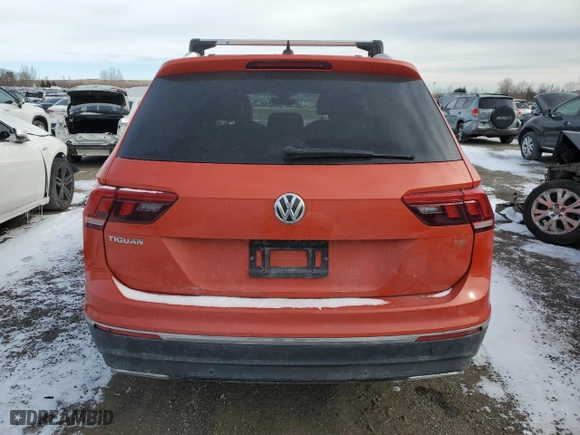 2018 Volkswagen Tiguan SEL Premium with VIN 3VV4B7AX0JM105573, listed as a Copart auction lot 89080465 with 173,826 mi miles and Salvage Title. Bid and sale history available at carsss.com. Image 6.