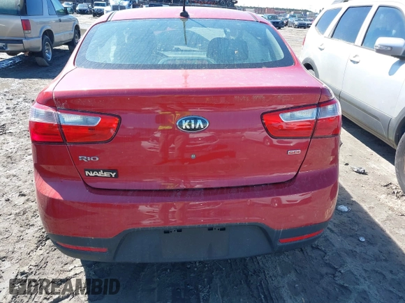 2015 Kia Rio LX with VIN KNADM4A39F6496537, listed as a IAAI auction lot 41795758 with 1 mi miles. Bid and sale history available at carsss.com. Image 16.