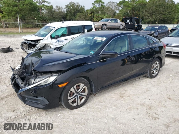 2017 Honda Civic Sedan LX with VIN 19XFC2F59HE078988, listed as a Copart auction lot 78674754 with 99,476 mi miles and Salvage Title. Bid and sale history available at carsss.com. Image 1.
