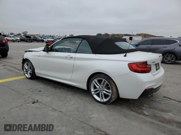 2016 BMW 2 Series 228i xDrive with VIN WBA1L9C5XGV767565, listed as a Copart auction lot 39155803 with 0 mi miles. Bid and sale history available at carsss.com. Image 2.