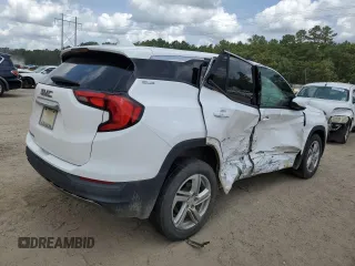 2020 GMC Terrain SLE with VIN 3GKALMEV1LL204468, listed as a Copart auction lot 59158535 with 77,942 mi miles and Salvage title. Bid and sale history available at DreamBid. Image 3.