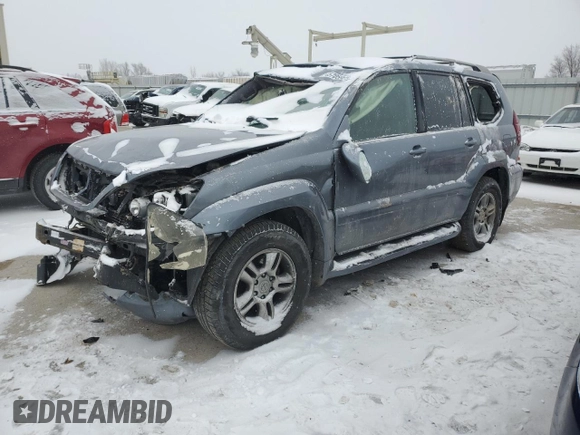 2006 Lexus GX 470 z VIN JTJBT20X460106465, wystawiony jako Copart lot #45705925 z przebiegiem 178 029 mil mil oraz Szkoda całkowita • Salvage title. Historia ofert i sprzedaży dostępna na DreamBid. Obrazek 1.
