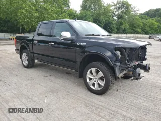2018 Ford F-150 XL with VIN 1FTEW1E56JFA90851, listed as a Copart auction lot 61972205 with 130,236 mi miles and Salvage title. Bid and sale history available at DreamBid. Image 4.