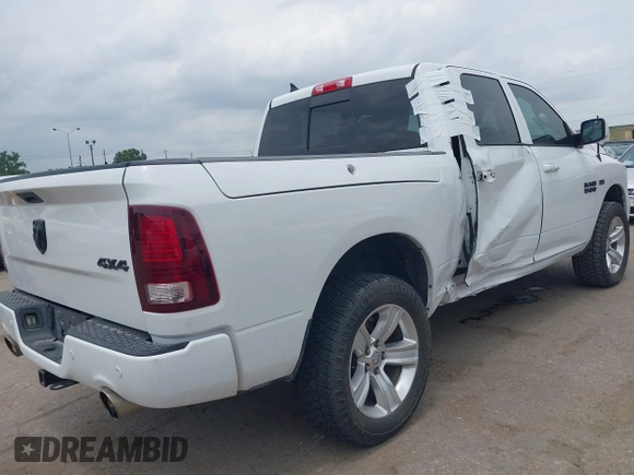 2015 Ram 1500 Sport with VIN 1C6RR7MT0FS544500, listed as a IAAI auction lot 42433797 with 184,806 mi miles and . Bid and sale history available at DreamBid. Image 4.