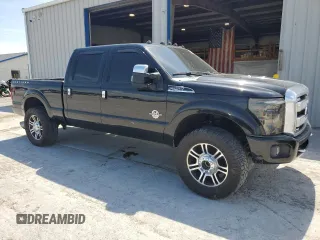 2016 Ford F-250 Lariat with VIN 1FT7W2BTXGEC20338, listed as a Copart auction lot 61798515 with 206,338 mi miles and Salvage title. Bid and sale history available at DreamBid. Image 4.