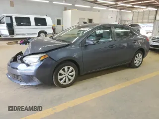 2016 Toyota Corolla L with VIN 5YFBURHE9GP533255, listed as a Copart auction lot 62568015 with 92,721 mi miles and Salvage title. Bid and sale history available at DreamBid. Image 1.