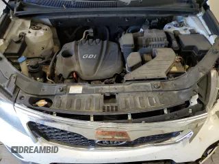 2013 Kia Sorento EX with VIN 5XYKU3A61DG330313, listed as a Copart auction lot 63242405 with 226,004 mi miles and Salvage title. Bid and sale history available at DreamBid. Image 12.