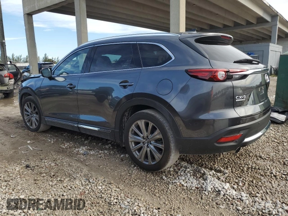 2023 Mazda CX-9 Signature with VIN JM3TCBEYXP0632844, listed as a Copart auction lot 87180834 with 20,415 mi miles and Salvage title. Bid and sale history available at DreamBid. Image 2.
