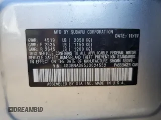 2018 Subaru Legacy Premium with VIN 4S3BNAD65J3024552, listed as a Copart auction lot 49419805 with 75,775 mi miles and Salvage Title. Bid and sale history available at carsss.com. Image 12.