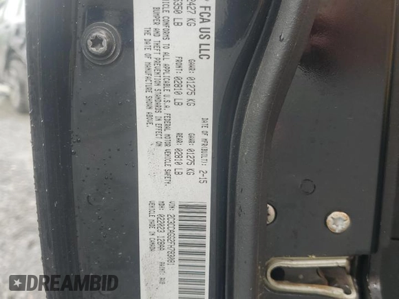 2015 Chrysler 300 S with VIN 2C3CCAGG2FH793081, listed as a Copart auction lot 56705225 with 110,450 mi miles and Salvage title. Bid and sale history available at DreamBid. Image 12.