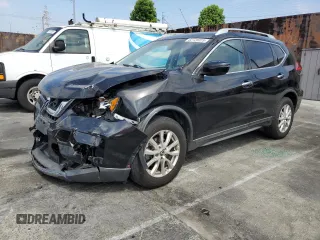 2017 Nissan Rogue SL with VIN 5N1AT2MT1HC820489, listed as a Copart auction lot 62728025 with 129,413 mi miles and Salvage title. Bid and sale history available at DreamBid. Image 1.