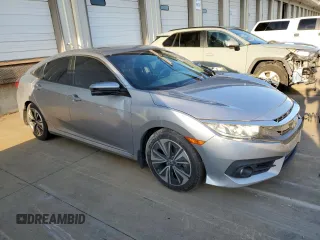 2016 Honda Civic EX-L with VIN 19XFC1F75GE025800, listed as a Copart auction lot 84600314 with 80,514 mi miles and Salvage title. Bid and sale history available at DreamBid. Image 4.