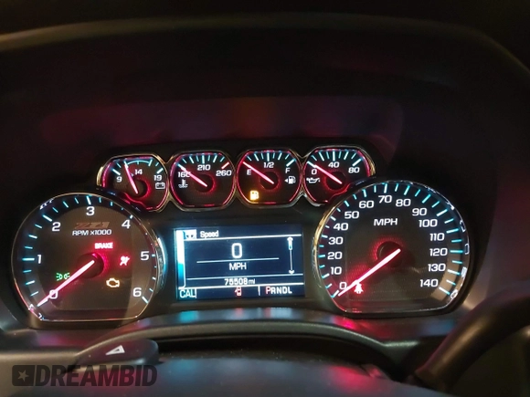 2019 Chevrolet Silverado 1500 LT with VIN 2GCVKPEC1K1212411, listed as a IAAI auction lot 41060633 with 75,508 mi miles and . Bid and sale history available at DreamBid. Image 7.