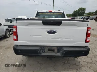 2021 Ford F-150 XL with VIN 1FTEX1CB8MKD88951, listed as a Copart auction lot 64674024 with 100,886 mi miles and Salvage title. Bid and sale history available at DreamBid. Image 6.