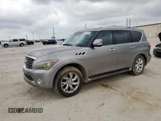 2011 Infiniti QX56 7-passenger with VIN JN8AZ2NF8B9504124, listed as a Copart auction lot 54612735 with 220,399 mi miles and Clean Title. Bid and sale history available at DreamBid. Image 1.