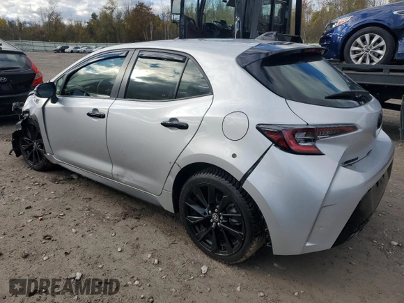 2022 Toyota Corolla Hatchback SE with VIN JTND4MBE9N3179176, listed as a Copart auction lot 75605984 with 25,570 mi miles and Salvage Title. Bid and sale history available at carsss.com. Image 2.